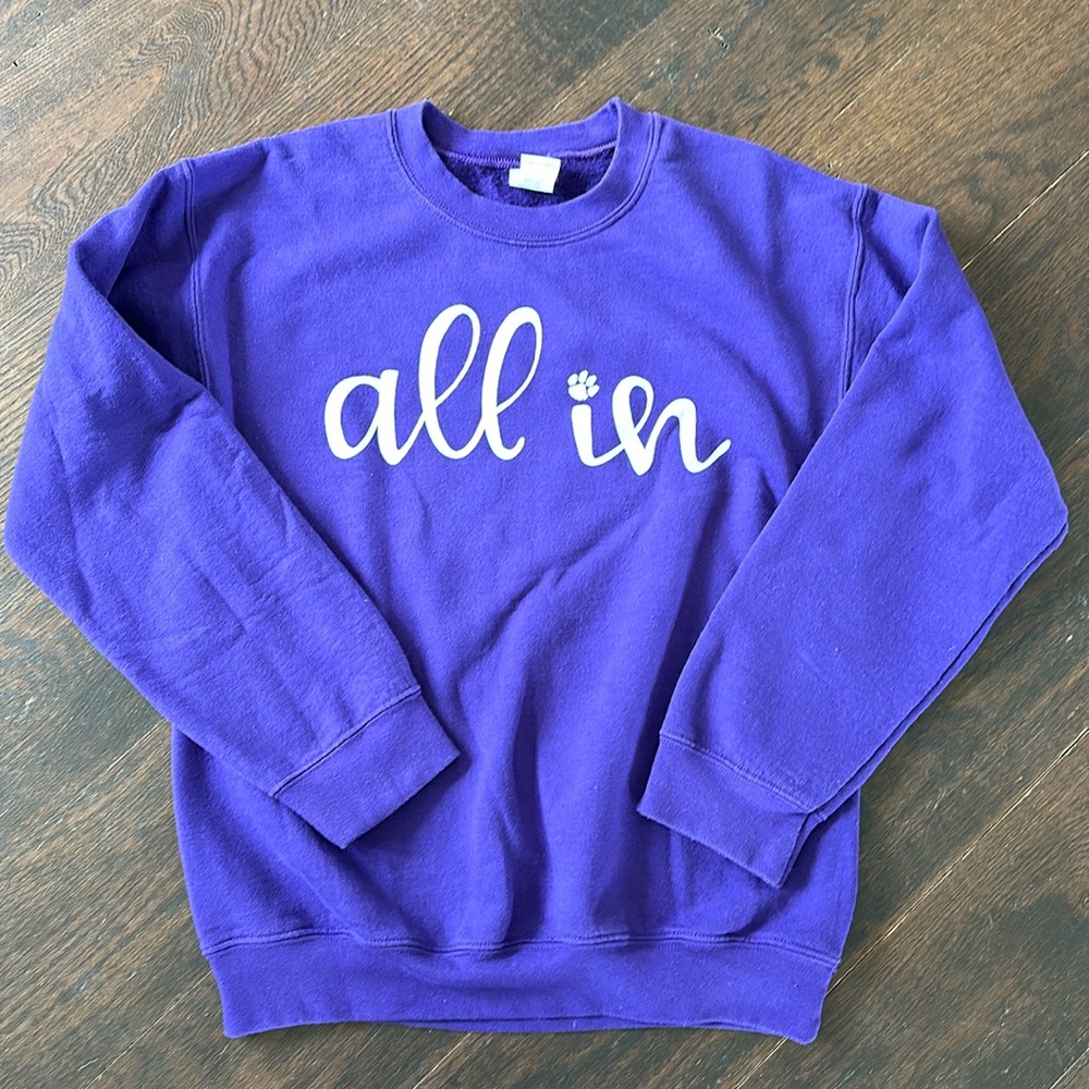 Clemson "All in" sweatshirt